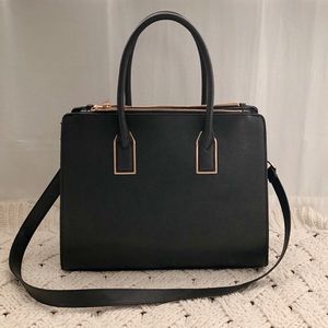 H&M black and gold purse